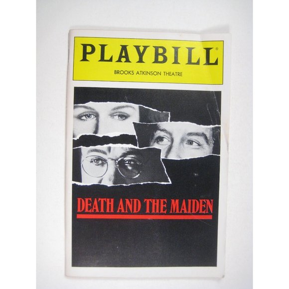 Death and Maiden Glenn Close Richard Dreyfuss Gene Hackman Ticket 1992 Playbill - Picture 1 of 8